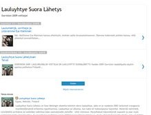 Tablet Screenshot of lauluyhtyesuoralahetys.blogspot.com