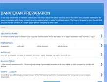 Tablet Screenshot of bankexampreparation.blogspot.com