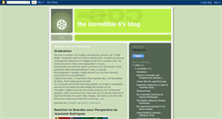 Desktop Screenshot of anincredibleblog.blogspot.com