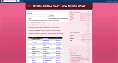 Desktop Screenshot of newtelugumovie.blogspot.com