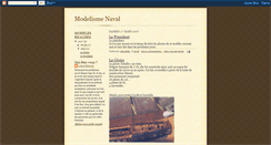 Desktop Screenshot of modelismeavoile.blogspot.com