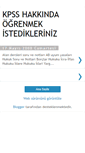 Mobile Screenshot of ankarakpsskursu.blogspot.com