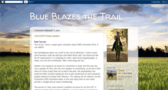 Desktop Screenshot of blueblazestrails.blogspot.com