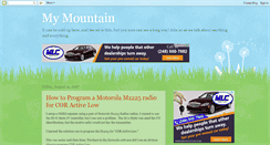 Desktop Screenshot of mymountain.blogspot.com