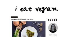 Desktop Screenshot of i-eat-vegan.blogspot.com