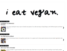 Tablet Screenshot of i-eat-vegan.blogspot.com