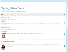 Tablet Screenshot of clippingmakescents.blogspot.com