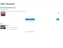 Tablet Screenshot of ollie2ssaint.blogspot.com