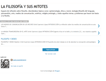 Tablet Screenshot of lafilosofiaysusmitotes.blogspot.com