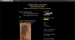 Desktop Screenshot of christinaholmeswatercolors.blogspot.com