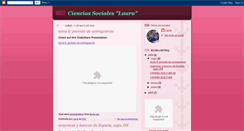 Desktop Screenshot of lauracienciasociales.blogspot.com