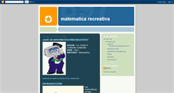 Desktop Screenshot of matemrecreativa.blogspot.com