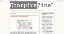 Desktop Screenshot of conspirazine.blogspot.com