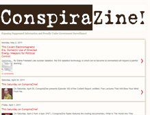 Tablet Screenshot of conspirazine.blogspot.com
