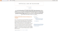 Desktop Screenshot of adsbyblogger.blogspot.com