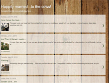 Tablet Screenshot of happilymarriedtothecows.blogspot.com