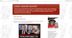 Desktop Screenshot of carolmoorereport.blogspot.com