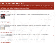 Tablet Screenshot of carolmoorereport.blogspot.com