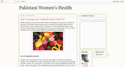 Desktop Screenshot of pakistaniwomenhealth.blogspot.com