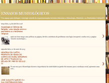 Tablet Screenshot of ensaiosmuseologicos.blogspot.com
