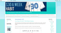 Desktop Screenshot of 30aweekhabit.blogspot.com