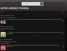 Tablet Screenshot of aitorjimenezpoveda.blogspot.com