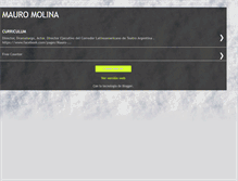 Tablet Screenshot of mauromolina.blogspot.com