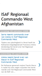 Mobile Screenshot of isaf-regionaalcommando-west.blogspot.com