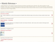 Tablet Screenshot of matrizsistemas.blogspot.com