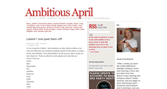 Desktop Screenshot of ambitiousapril.blogspot.com