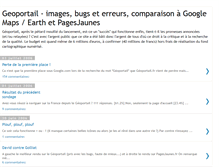 Tablet Screenshot of geoportail.blogspot.com