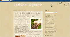 Desktop Screenshot of indiansummergardens.blogspot.com