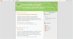 Desktop Screenshot of climate-security.blogspot.com