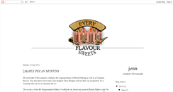 Desktop Screenshot of everyflavoursweets.blogspot.com