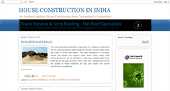 Desktop Screenshot of houseconstructionindia.blogspot.com