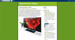 Desktop Screenshot of electronicgadges.blogspot.com