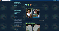 Desktop Screenshot of keepsakes.blogspot.com