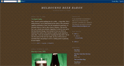 Desktop Screenshot of melbournebeerbaron.blogspot.com