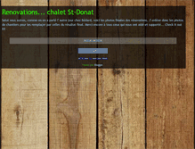 Tablet Screenshot of chaletreno.blogspot.com