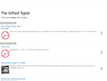 Tablet Screenshot of giftedtypist.blogspot.com