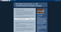 Desktop Screenshot of bell-andersonandassociates.blogspot.com