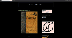 Desktop Screenshot of espaciovital3.blogspot.com