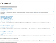 Tablet Screenshot of casaactual.blogspot.com