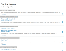 Tablet Screenshot of findingkansas.blogspot.com