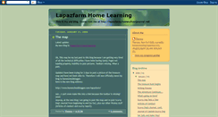 Desktop Screenshot of lapazfarmhomelearning.blogspot.com