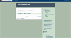 Desktop Screenshot of cancer0treatment.blogspot.com