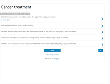 Tablet Screenshot of cancer0treatment.blogspot.com