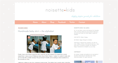 Desktop Screenshot of noisettekids.blogspot.com