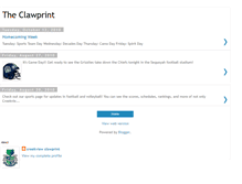 Tablet Screenshot of creekviewclawprint.blogspot.com