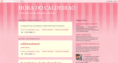 Desktop Screenshot of horadocaldeirao.blogspot.com